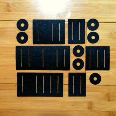 Roland Juno 6 or Juno 60 slider switch dust protector set
