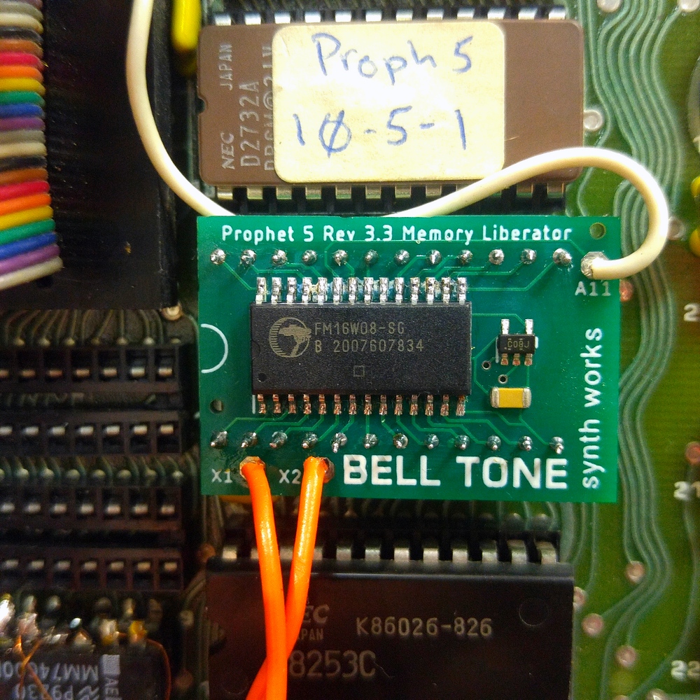 Sequential Circuits Prophet 5 memory liberator battery eliminator
