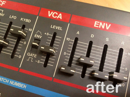 Roland Juno 106 Slider and Switch Dust Gaskets Set image 2