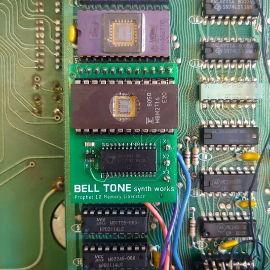 Prophet 10 “Memory Liberator” F-RAM Upgrade (replace all 4 RAMs with just one chip and lose the battery!) image 0