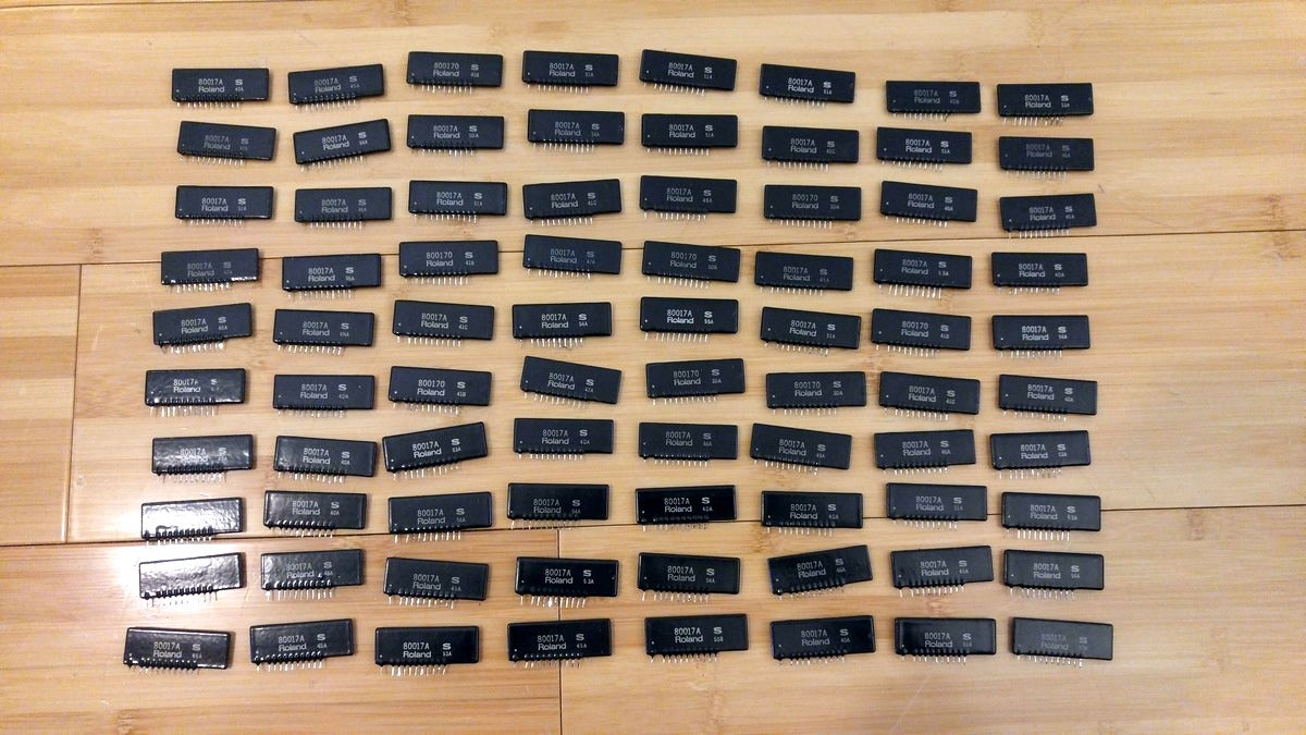 Juno 106 bulk untested voice chips - pack of 6 image 1