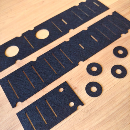 Roland SH-101 Panel Controls/Sliders Dust Gaskets Set image 1