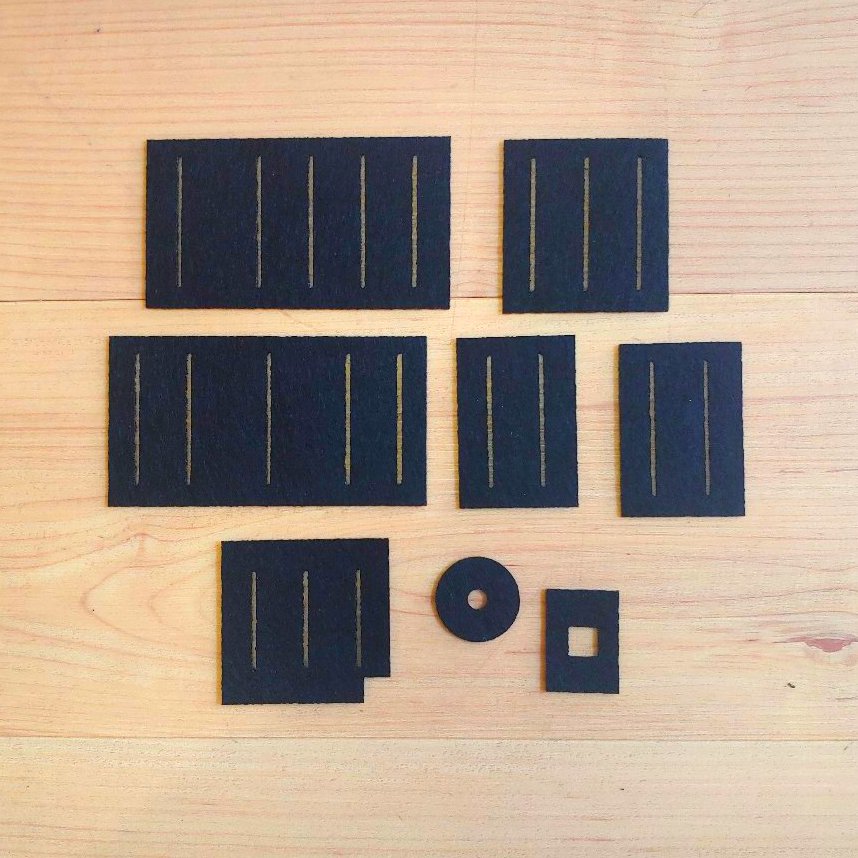 LOT OF 4 SETS of New Dust Protectors for Roland Juno 106 Sliders (save $20!) image 0