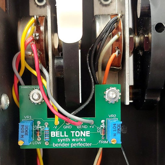 "Bender Perfecter" pitch bend wheel symmetry mod for Prophet 5 /10 and Memorymoog image 0