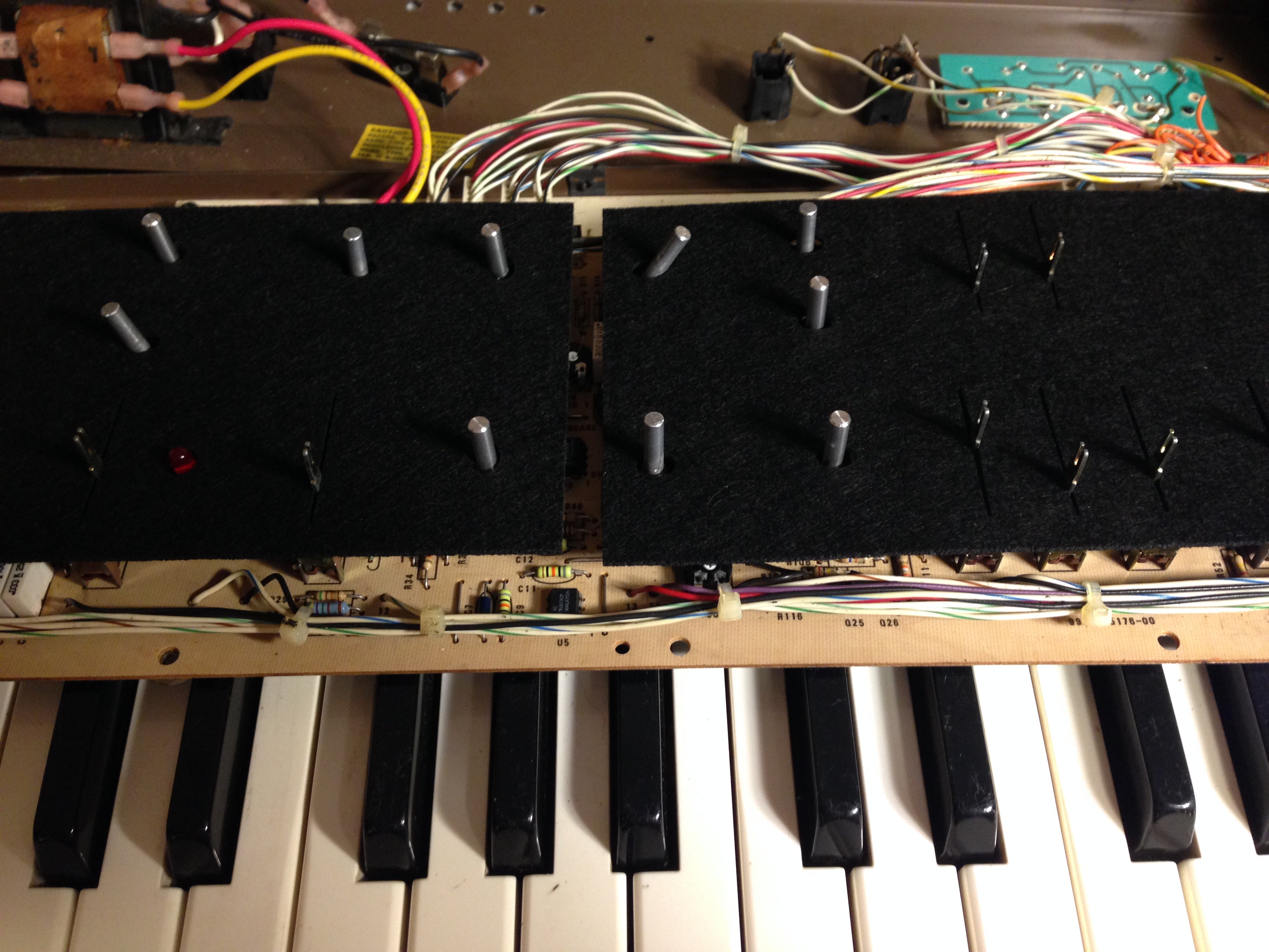 Moog MG-1 / Realistic Concertmate Slider and Switch Dust Gaskets