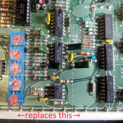 Prophet 5 and 10 Analog Board Supply Bus Strips